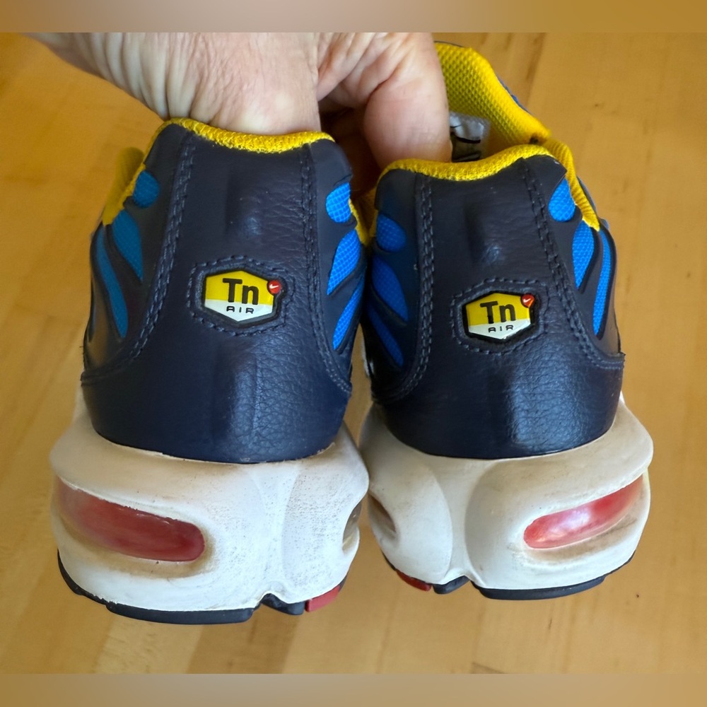 Nike Air Max Plus GS CI5676-400 Photo Blue White Crimson Sneakers size 7Y W 8.5 - Picture 8 of 10